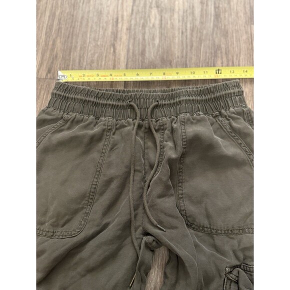 GARAGE Cargo Jogger Pants Women S Green Tapered Activewear Casual-Stylish-Fun - Picture 4 of 9